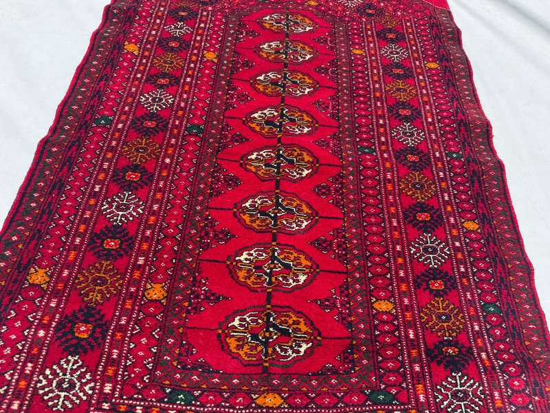 3x4 Hand Knotted Tribal Vintage Wool Area Rug Bokhara Traditional Persian Carpet gallery