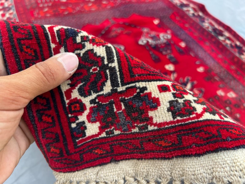 2'4x3'6 Ft Afghan Hand Knotted Turkmen Prayer Rug – Accent Wool Home Decor Rug gallery