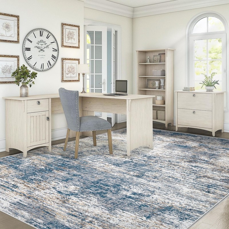 6x9 Area Rugs for Living Room, Washable Modern Abstract Large Area Rug Neutra... gallery