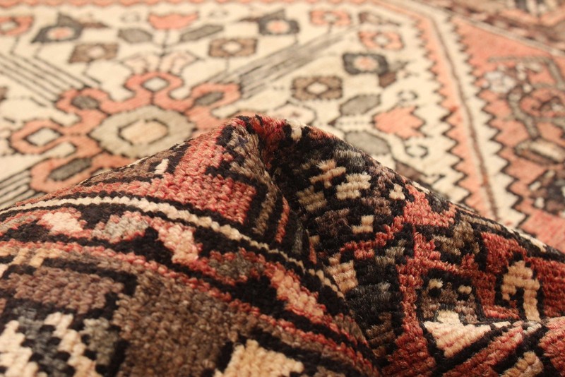 Vintage Hand-knotted Runner Rug 3'2" x 9'8" Traditional Oriental Wool Carpet gallery