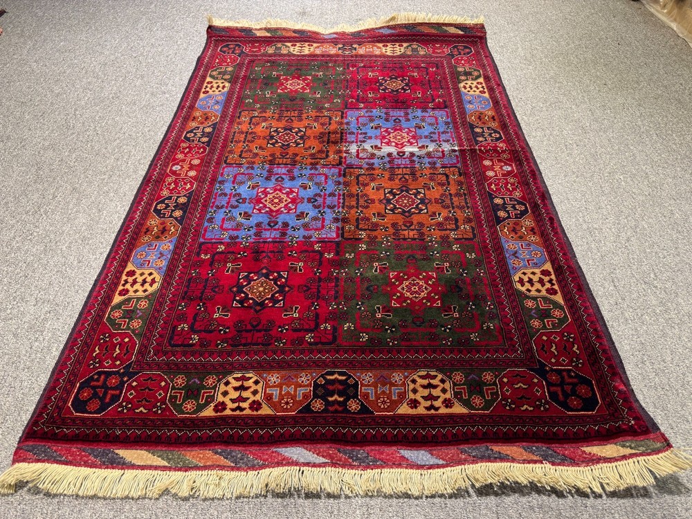 Fine Handmade Turkmen Beljik Rug 3x5 ft Vintage Persian Style Afghan Tribal Rug