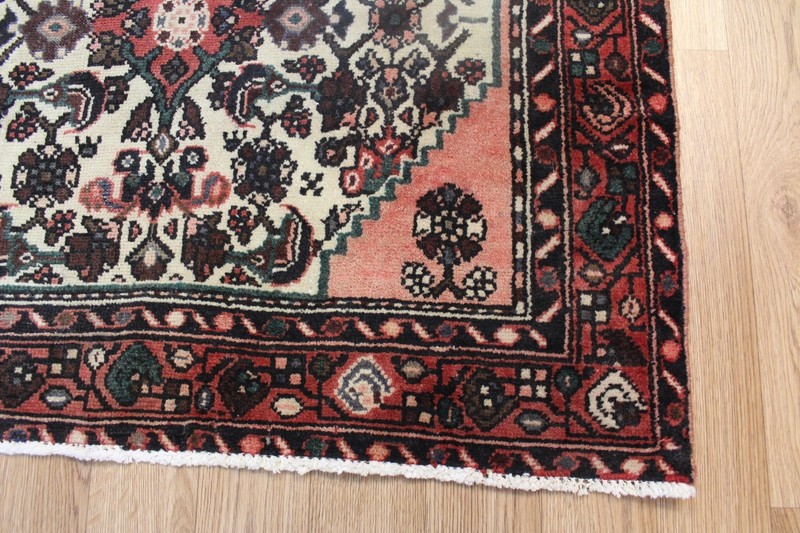 Vintage Oriental Herati design Rug 155 x 105 cm Handmade Wool Carpet gallery