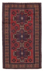 Vintage Hand-Knotted Area Rug 3’5″ x 5’10” Traditional Oriental Wool Carpet