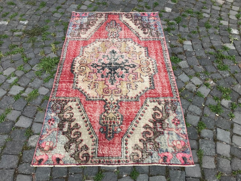 Handmade Rug Turkish Area Rug Vintage Rug Oushak Rug Antique Rug Bohemian Rug gallery