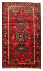 Vintage Traditional Hand-Knotted Area Rug 4’9″ x 8’2″ Oriental Wool Carpet