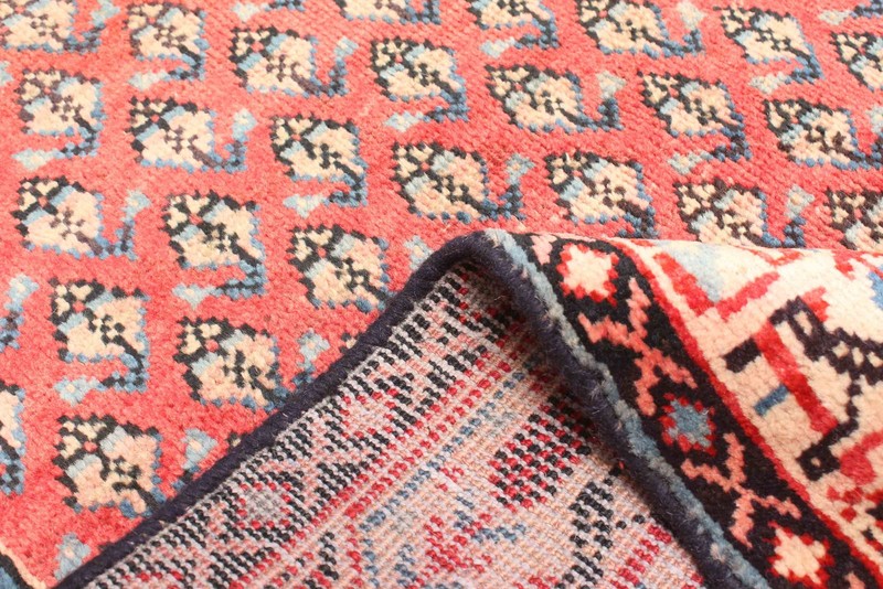 Vintage Hand-Knotted Carpet 4'4" x 6'9" Traditional Oriental Wool Area Rug gallery