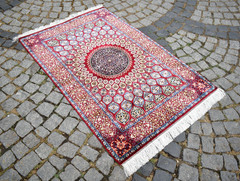 Silk Rug 100 % Bamboo Silk Rug 39” x 59” Home Decor Silk Bamboo Wall Rug