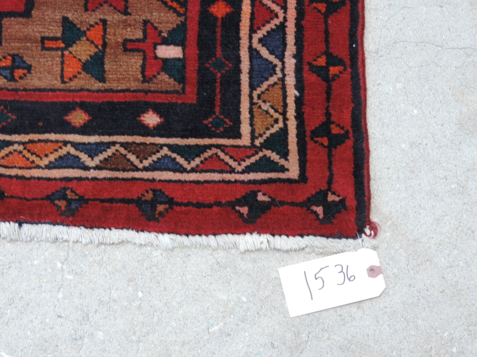 4x13ft. Handwoven Tribal Sarab Geometric Wool Runner gallery