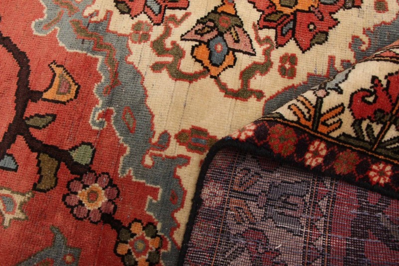 Vintage 4'11" x 6'11" Traditional Hand Knotted Vegetable Dye Wool Area Rug gallery