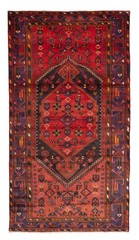 Vintage Hand-Knotted Area Rug 4’3″ x 8’2″ Traditional Wool Carpet