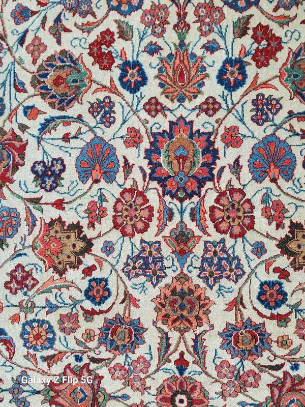 FINE GENUINE ANTIQUE MIDDLE EASTERN RUG ALL OVER DESIGN ONE OF A KIND gallery