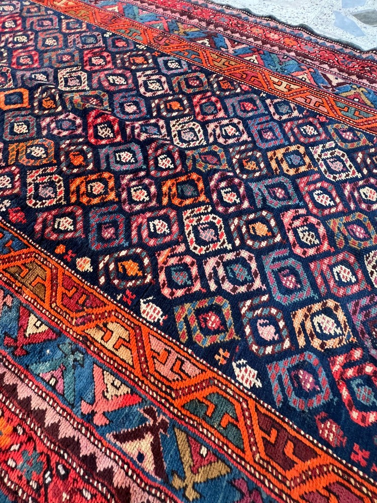 100 X 360 COLLECTORS ITEM Antique Stunning Maresali Boteh Azerbaijan Hallway Rug