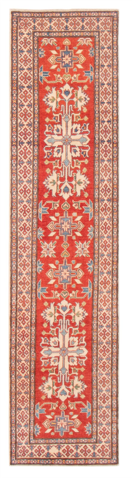 2'8" x 10'9" Vintage Hand-knotted Runner Rug Traditional Oriental Wool Carpet gallery