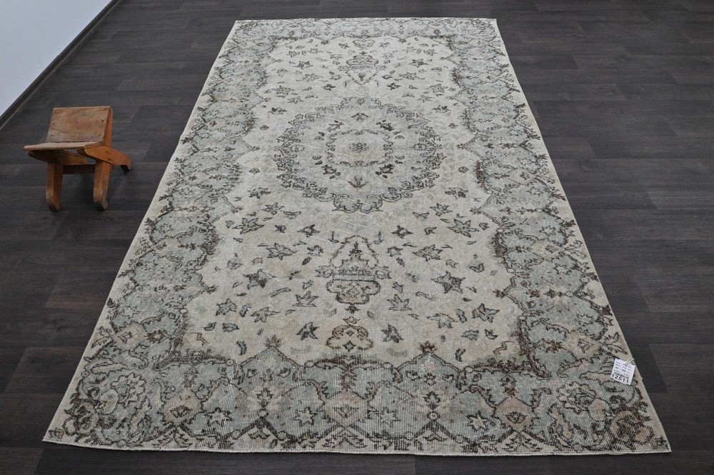 Oushak Turkish Vintage Rug 5x9 Kilim Rug Anatolian Handmade Boho Decor BEIGE