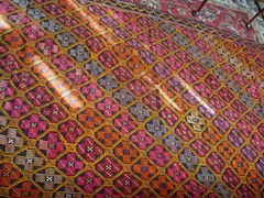 antique TURKISH OTTOMAN HANDMADE HAND KNOTTED CUSTOM KILIM RUG GOAT HAIR+WOOL