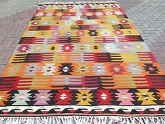 Vintage Turkish Kilim, Large Rug, Teppiche Tapis 81″x120″ Area Rugs Kelim Carpet