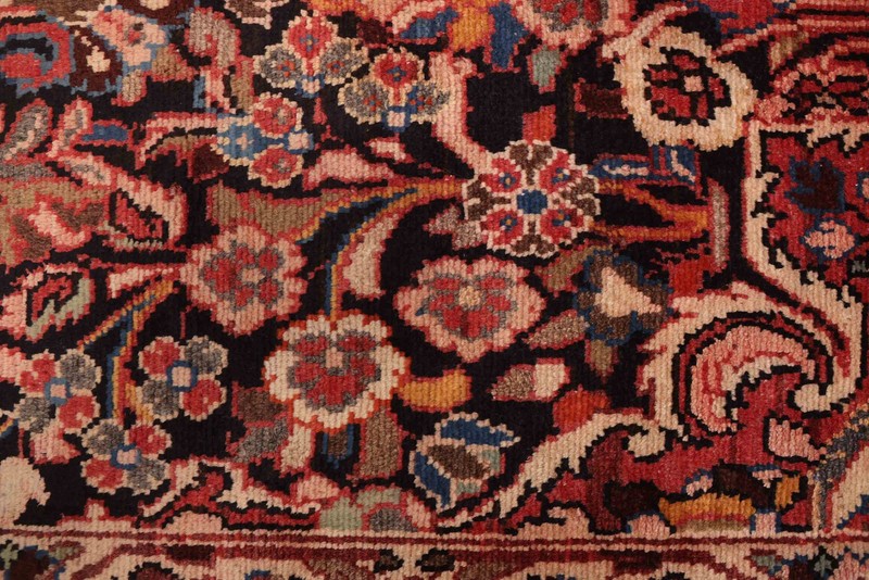 Vintage Hand-knotted Runner Rug 3'3" x 9'1" Traditional Oriental Wool Carpet gallery