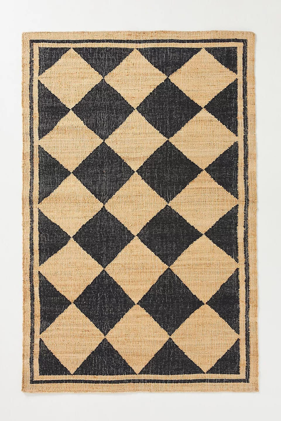 Hand Woven Hemp Rug Dhurrie, Natural Jute Hemp Hand Braided Rug, Hemp Jute Rug gallery