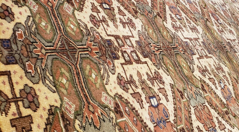 Exquisite Antique 1930'svWool Pile Vegy Dye Armenian Rug Nagorno-Karabak 8x12ft gallery