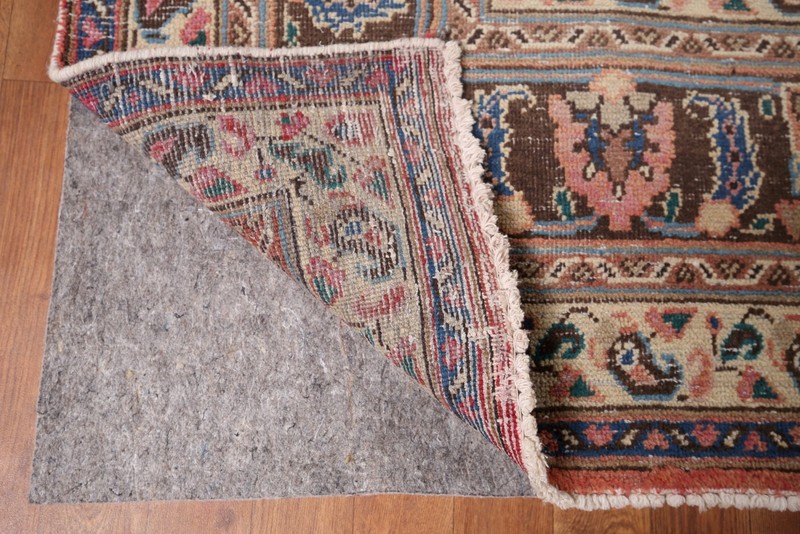 Distressed Traditional Handmade Area Rug 10x13 Ft Floral Medallion Wool Carpet gallery