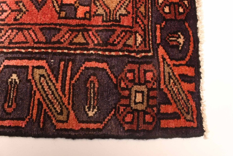 Vintage Hand-Knotted Area Rug 3'10" x 7'7" Traditional Wool Carpet gallery