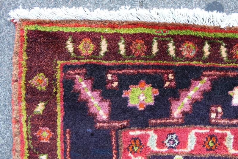 Vintage Hand Made Traditional Rug Oriental Wool Brown Long Large Rug 318x162cm gallery