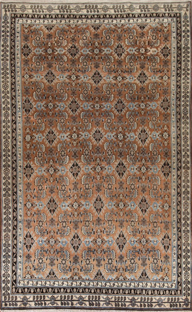 Handmade Tribal Wool Geometric Traditional Area Rug 6x10 Ft Living Room Rug