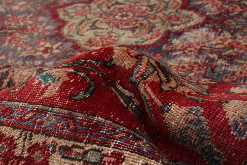Traditional Vintage Hand-Knotted Area Rug 9'6" x 12'3" Oriental Wool Carpet gallery