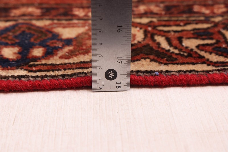 Vintage Hand-Knotted Area Rug 4'5" x 6'3" Traditional Oriental Wool Carpet gallery