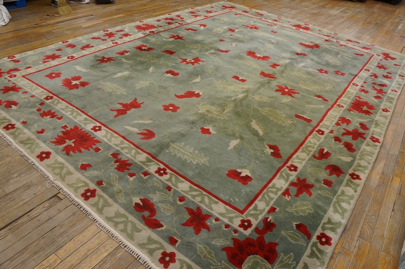 9X12 Antique Chinese Art Deco Wool Area Rug 1935 gallery