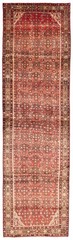 Vintage Hand-knotted Runner Rug 4’1″ x 14’9″ Traditional Oriental Wool Carpet