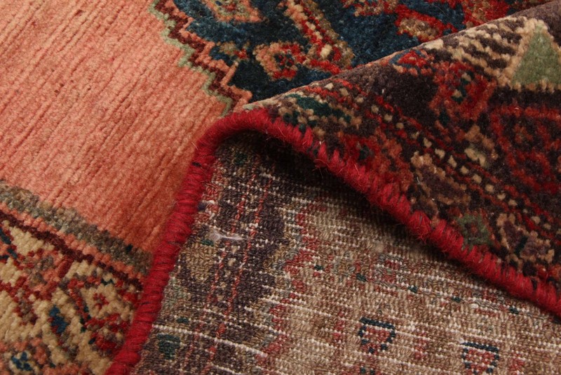 Vintage Hand-knotted Runner Rug 3'5" x 9'4" Traditional Oriental Wool Carpet gallery