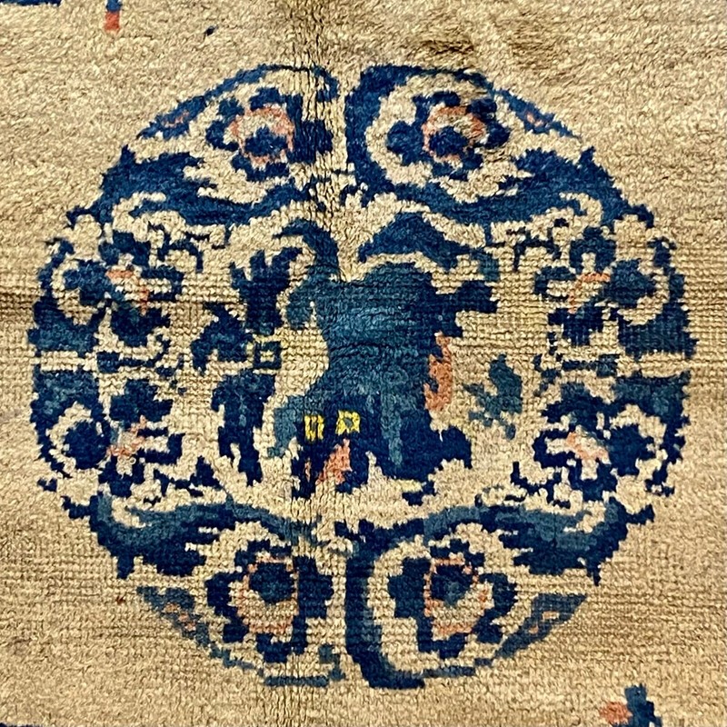Chinese Ningshia Rug, 19th C; 4ft x 6ft gallery