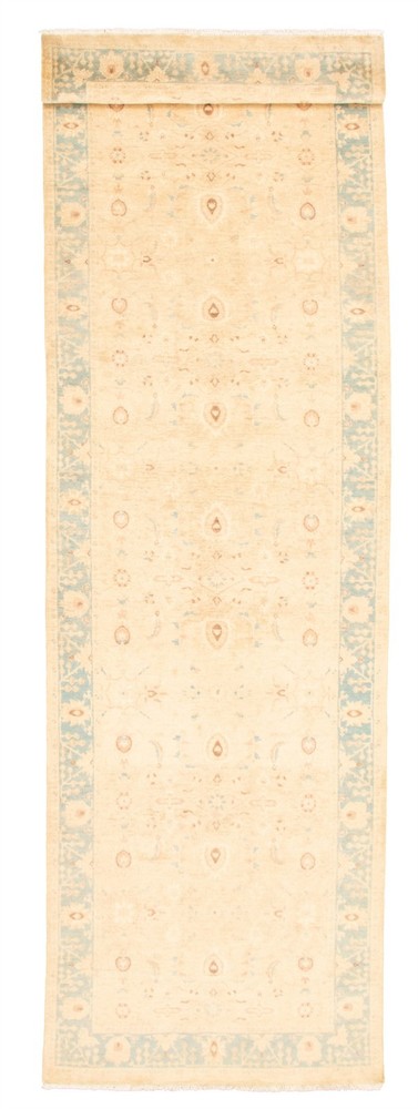 3'10" x 13'8" Vintage Hand-knotted Runner Rug Traditional Oriental Wool Carpet