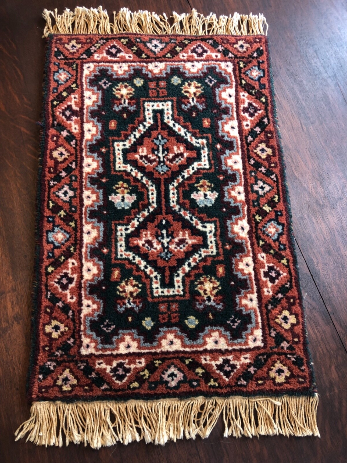 vintage hand knotted wool rug gallery