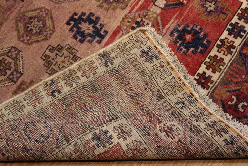 Antique Baktyari 4x11 ft. AUTHENTIC hall runner ORIENTAL RUG Hamadan circa 1950 gallery