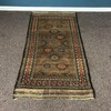Authentic Antique Worn Afghan Carpet 36" x 69" gallery