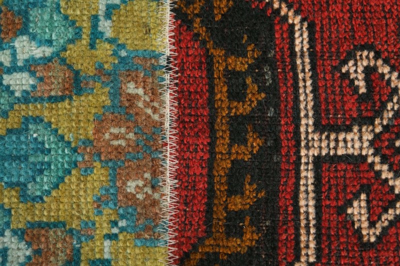 Turkish Runner Rug 2x8 Hand-Knotted Vintage Oushak Oriental Rug Wool Carpet,703 gallery