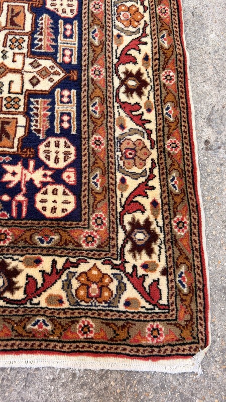 3'2'' x 10'5'' Vintage Rug Runner Carpet Natural Village Handmade Rug.SKU:K1758 gallery