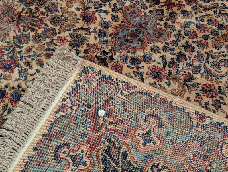 Karastan Floral Kirman #759, Wool Ivory Kirman Karastan Carpet gallery