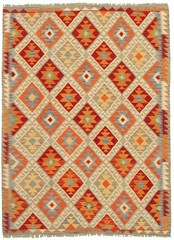 Vintage Hand Woven Area Rug 5’0″ x 6’9″ Traditional Wool Oriental Carpet