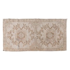 Area Rug, Turkish Rug, Vintage Rug, 3’1 x 6’3 feet, Oushak Rug, Antique Rug