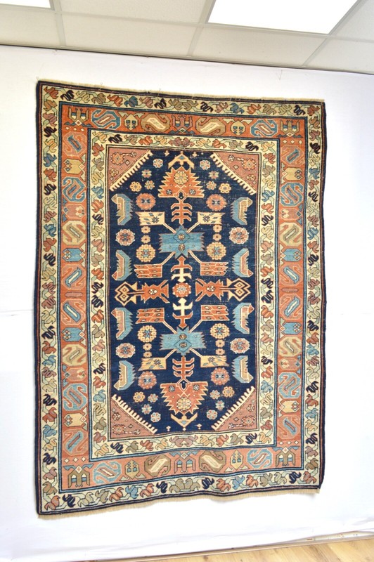 WONDERFUL ANTIQUE CAUCASIAN SHIRVAN CIRCA 1890'S kazak , kuba , gallery