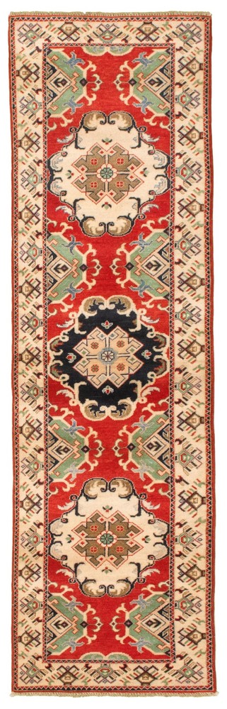 Vintage Hand-knotted Runner Rug 2'8" x 9'3" Traditional Oriental Wool Carpet