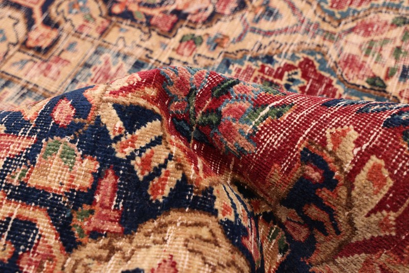 Vintage 4'9" x 7'7" Traditional Hand Knotted Vegetable Dye Wool Area Rug gallery