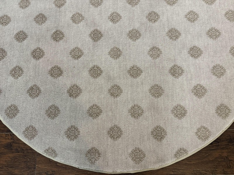 Round Power Loomed Rug 5x5, Contemporary Modern Round Carpet, 5ft Round gallery