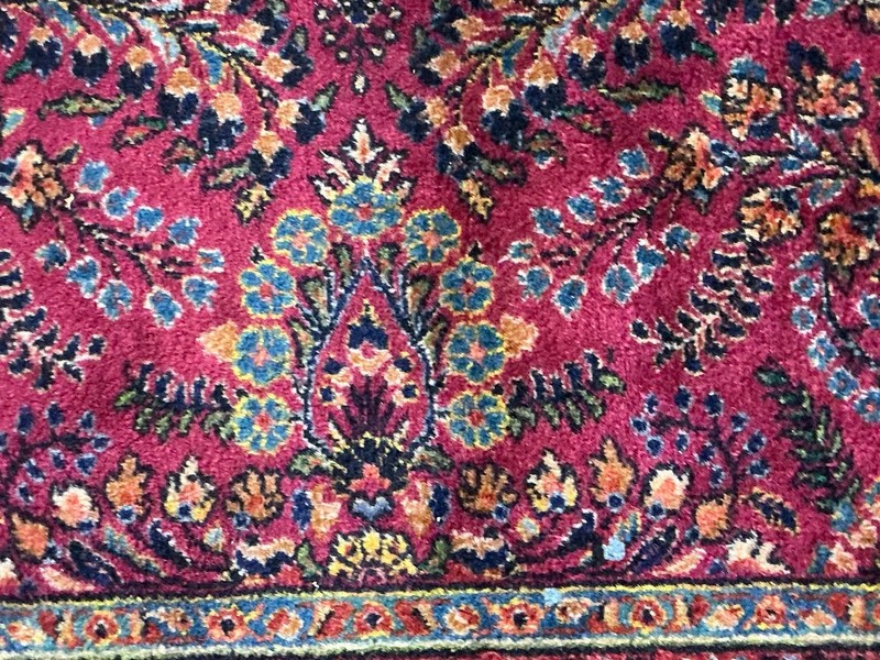 Large Karastan Sarouk Rug 8'8"x18' Palace Size Rug Red Traditional gallery