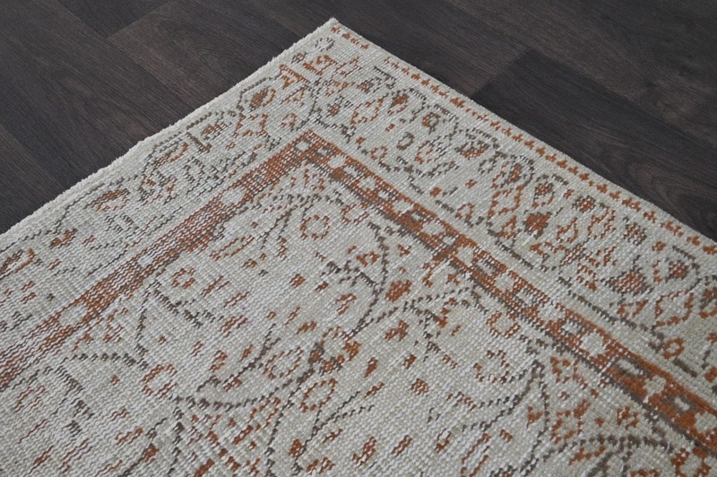 Oushak Turkish Vintage Rug 5x8 Kilim Rug Anatolian Handmade Boho Decor BEIGE gallery