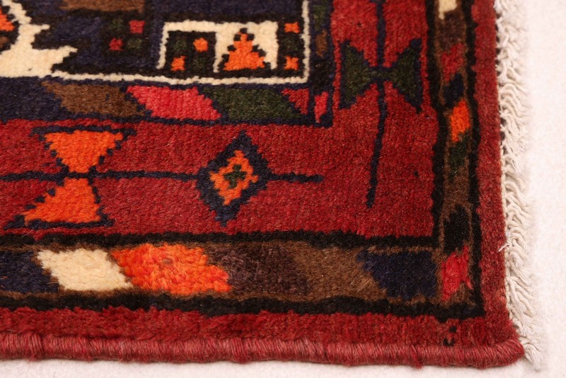 Vintage Hand-Knotted Carpet 3'6" x 4'6" Traditional Oriental Wool Area Rug gallery