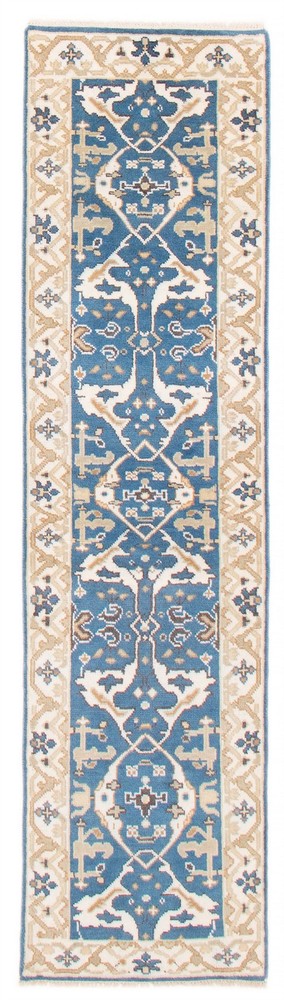 2'7" x 9'7" Vintage Hand-knotted Runner Rug Traditional Oriental Wool Carpet